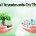 The Rise of Ethical Investing
