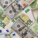100 and 20 euro banknotes